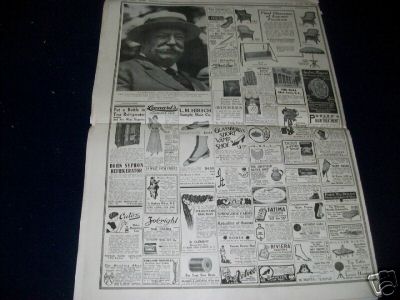 1915 JUNE 27 NEW YORK TIMES NEWSPAPER PICTURE SECTION WILLIAM H. TAFT - NP293