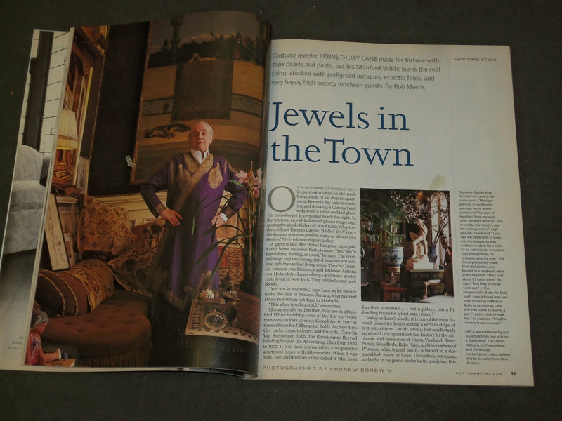 2002 APRIL 8 STYLE NEW YORK MAGAZINE - KENNETH JAY LANE - B 5061