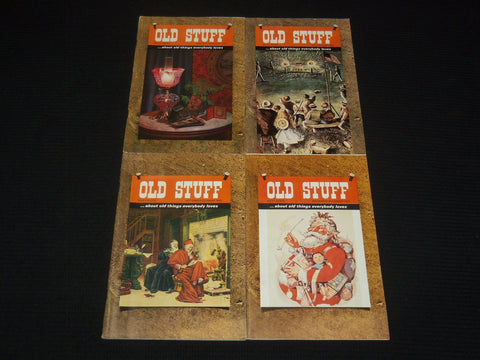 1972 OLD STUFF MAGAZINE LOT OF 4 ISSUES - ABOUT OLD THINGS - K 2175