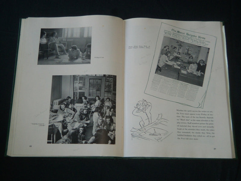 1945 LLAMARADA MOUNT HOLYOKE COLLEGE YEARBOOK - MASSACHUSETTS - YB 1649