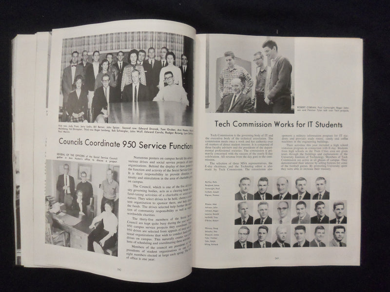 1962 GOPHER UNIVERSITY OF MINNESOTA YEARBOOK - MINNEAPOLIS, MINNESOTA - YB 3301