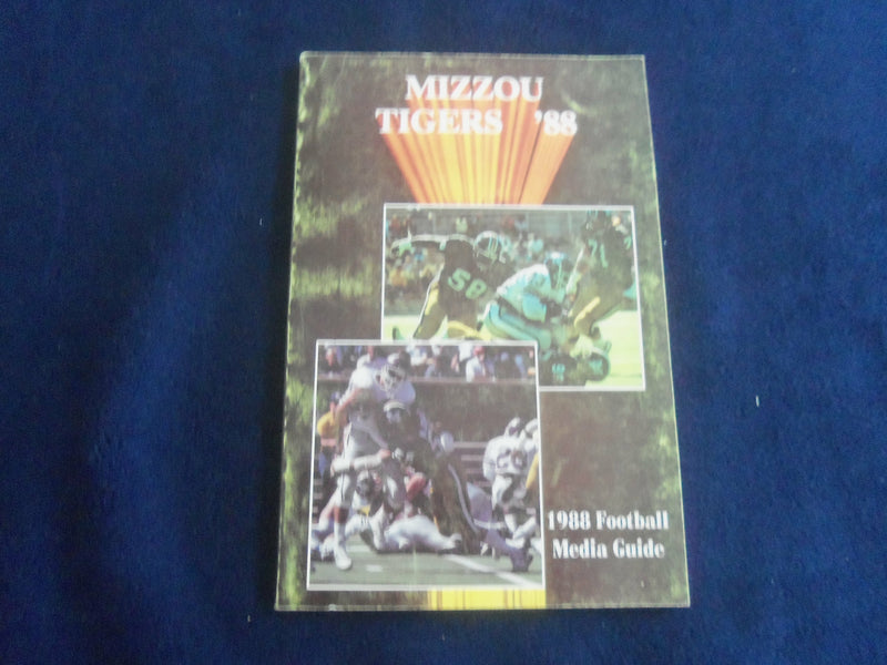 1988 UNIVERSITY OF MISSOURI MEDIA GUIDE - ST 1116N