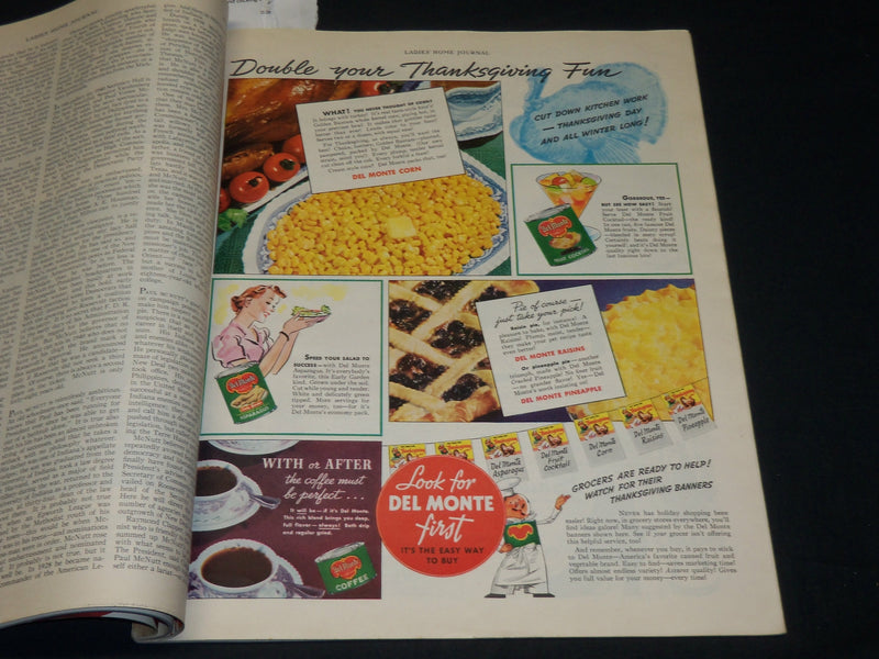 1939 DECEMBER LADIES HOME JOURNAL MAGAZINE - BEAUTIFUL FRONT COVER - F 325
