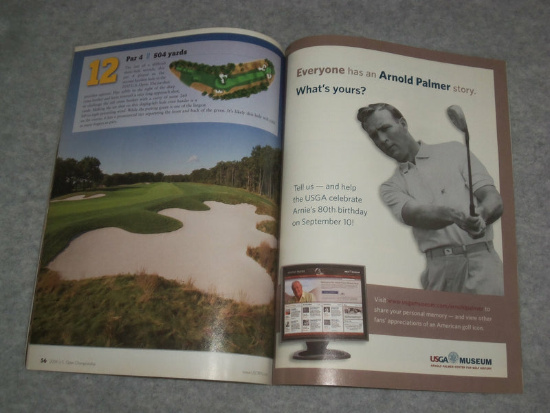 2009 JUNE 18-21 U.S. OPEN PROGRAM- BETHPAGE STATE PARK - TIGER WOODS - ST 6866