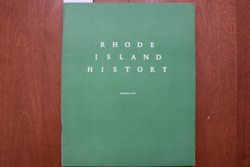 1969 SPRING RHODE ISLAND HISTORY SOFTCOVER BOOK - K 3190