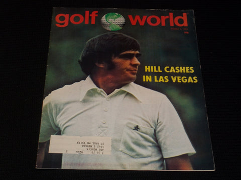 1975 OCTOBER 3 GOLF WORLD MAGAZINE - DAVE HILL FRONT COVER - E 6746