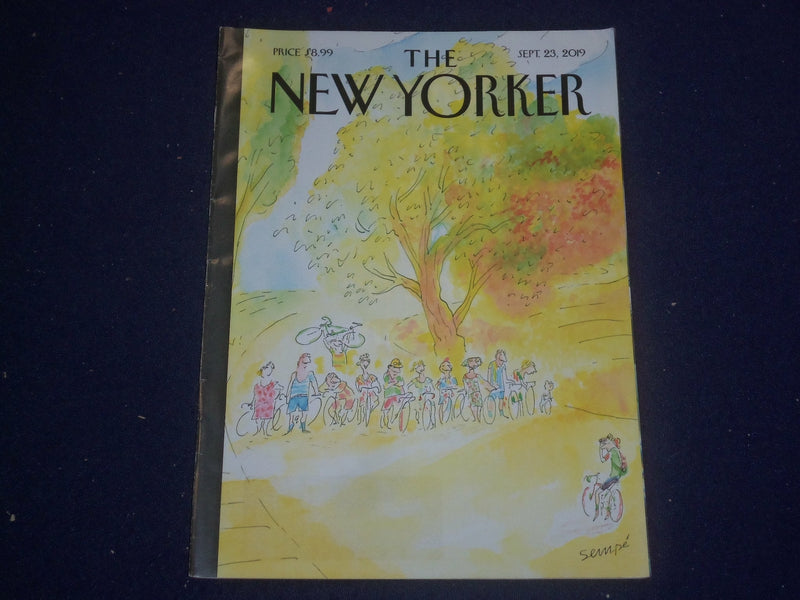 2019 SEPTEMBER 23 THE NEW YORKER MAGAZINE - ILLUSTRATED COVER - NY 2346