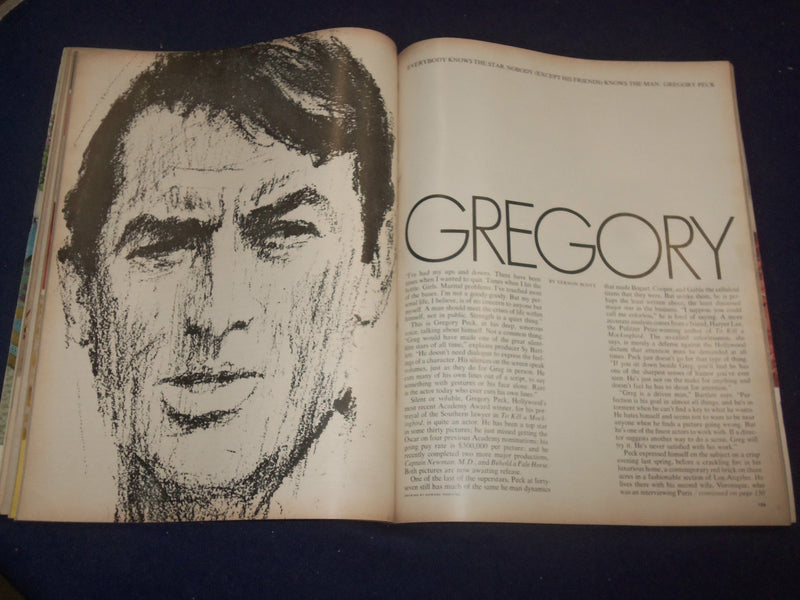 1963 SEPTEMBER MCCALL'S MAGAZINE - GREGORY PECK ARTICLE - HAIRDOS - ST 6553