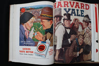 1955 HARVARD FOOTBALL PROGRAMS - BOUND VOLUME - TED KENNEDY - KD 9572