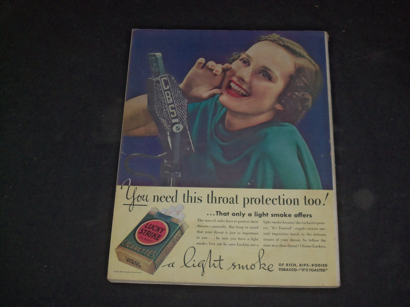 1937 APRIL WOMAN'S HOME COMPANION MAGAZINE - ILLUSTRATED COVER - B 4081