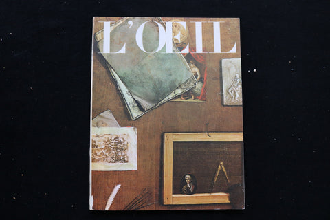 1965 MAY L'OEIL MAGAZINE - A BEAUTIFUL ILLUSTRATION COVER - E 9850