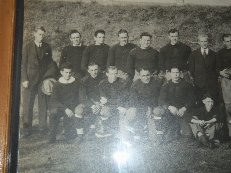 1933 NEW JERSEY STATE CHAMPIONS FOOTBALL TEAM FRAMED PHOTO - 21x17 - #46A