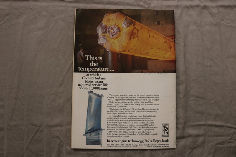 1968 SEP 16 AMERICAN AVIATION MAGAZINE - BOWING 747 COVER - B 1141G