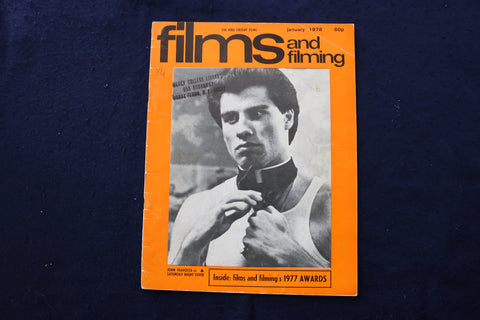 1978 JANUARY FILMS AND FILMING MAGAZINE - JOHN TRAVOLTA COVER - E 18004
