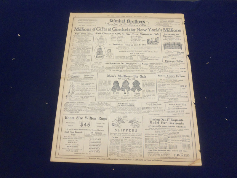 1918 DECEMBER 8 NEW YORK TIMES - EBERT PUTS OFF SOLIDERS DEMAND - NT 9165