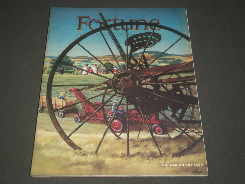 1943 JUNE FORTUNE MAGAZINE - GREAT COVER & ADS - F 127