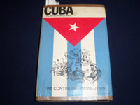 1969 CUBA THE CONTINUING REVOLUTION HARDCOVER BOOK BY BYRON WILLIAMS - KD 1417D