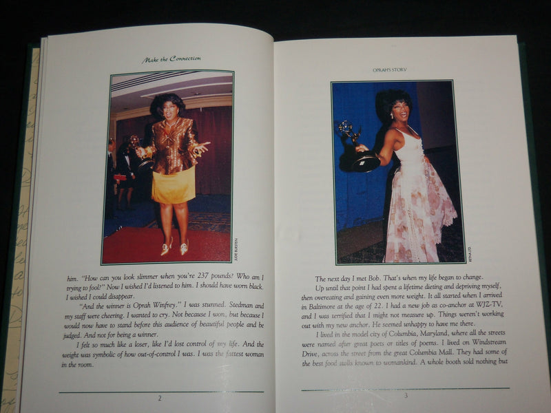 1996 MAKE THE CONNECTION HARDCOVER BOOK BY BOB GREENE & OPRAH WINFREY - KD 7019