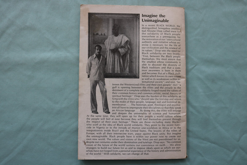 1975 MAY BLACK WORLD MAGAZINE - SOUTHERN AFRICAN DETENTE- K 3370