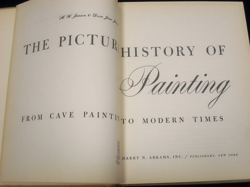 1957 THE PICTURE HISTORY OF PAINTING FROM CAVE PAINTING TO MODERN BOOK - KD 2859