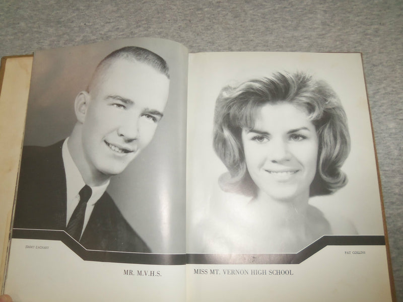 1963 THE TIGER MT. VERNON HIGH SCHOOL YEARBOOK - MT. VERNON, TEXAS - YB 2460