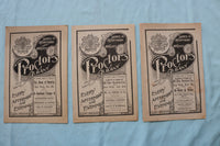 1904-1907 PROCTOR'S ALBANY THEATRE PROGRAMS - LOT OF 37 - O 3721