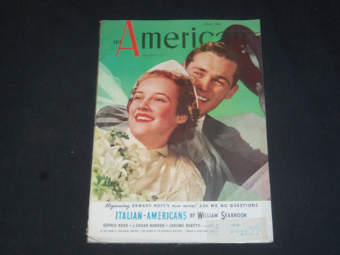 1937 JUNE THE AMERICAN MAGAZINE - GREAT COVER, STORIES & ADS - SP 6612