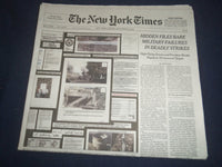 2021 DECEMBER 19 NEW YORK TIMES - HIDDEN FILES BARE MILITARY FAILURES IN STRIKES