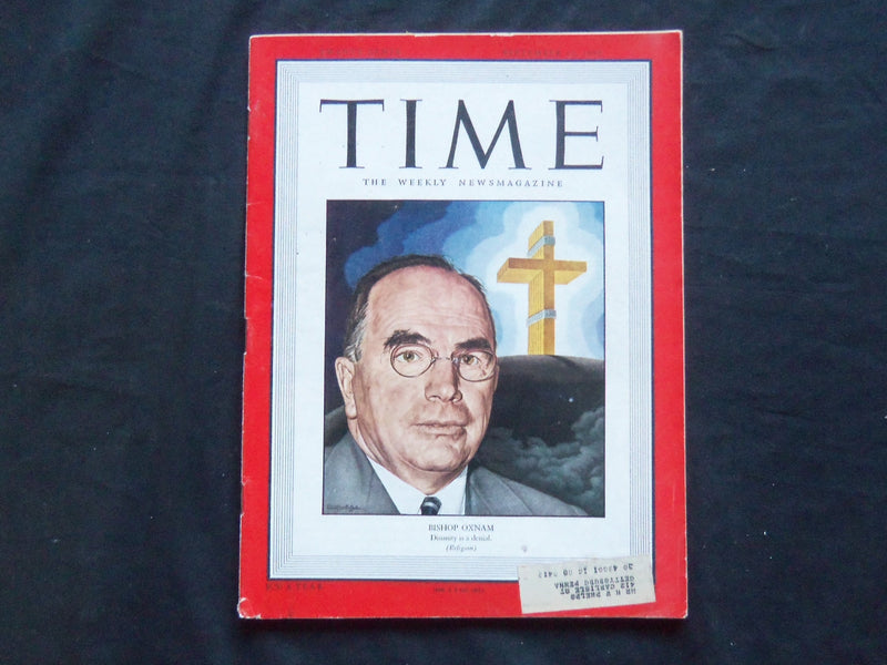1948 SEPTEMBER 13 TIME MAGAZINE - BISHOP BROMLEY OXNAM - T 1139