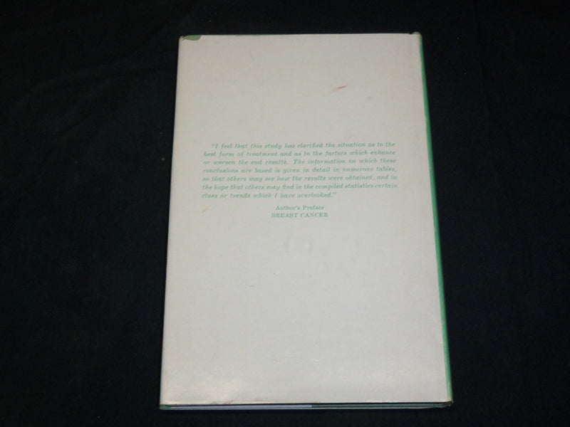 1959 BREAST CANCER FACTORS MODIFYING PROGNOSIS BOOK BY A. J. DELARIO - KD 2761L