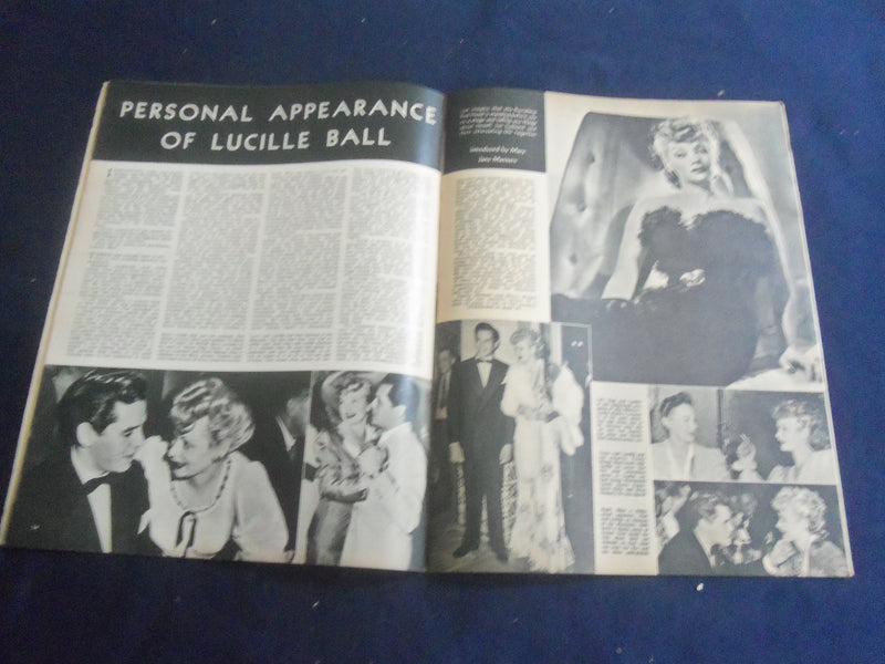 1943 JANUARY MOVIE SHOW MAGAZINE - LORETTA YOUNG & BRIAN AHERNE COVER - B 2801H