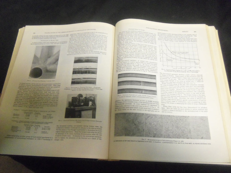 1935 AMERICAN SOCIETY OF MECHANICAL ENGINEERS JOURNAL BOUND VOLUME - R 798