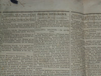 1849 JULY 28 MASSACHUSETTS PLOUGHMAN NEWSPAPER - CALEDONIA ARRIVAL - NP 5171