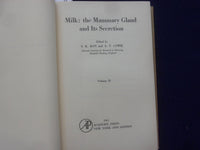 1961 MILK: THE MAMMARY GLAND AND ITS SECRETION HARDCOVER BOOKS-LOT OF 2- KD 8827