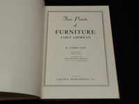 1955 FINE POINTS OF FURNITURE EARLY AMERICAN BOOK BY ALBERT SACK - KD 7752