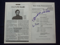 1991 APRIL 4 LEONARD SLATKIN & E.G. MARSHALL SIGNED PROGRAM + A 3RD SIGNATURE