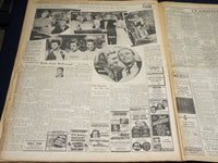 1938 SEPT 25 NEW BEDFORD STANDARD TIMES NEWSPAPER - TRAFFIC TO STORM - NT 8913