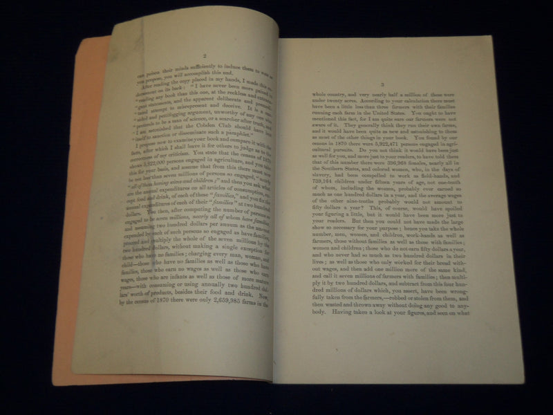 1883 AUGUSTUS MONGREDIEN'S APPEAL REPLY BOOK BY THOMAS H. DUDLEY - J 4443