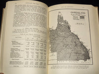1950-1959 QUEENSLAND YEAR BOOK LOT OF 10 - GOV. STATISTICIAN BRISBANE - KD 1C