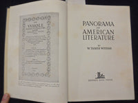 1947 PANORAMA OF AMERICAN LITERATURE HARDCOVER BOOK BY W. TASKER WITHAM- KD 8302