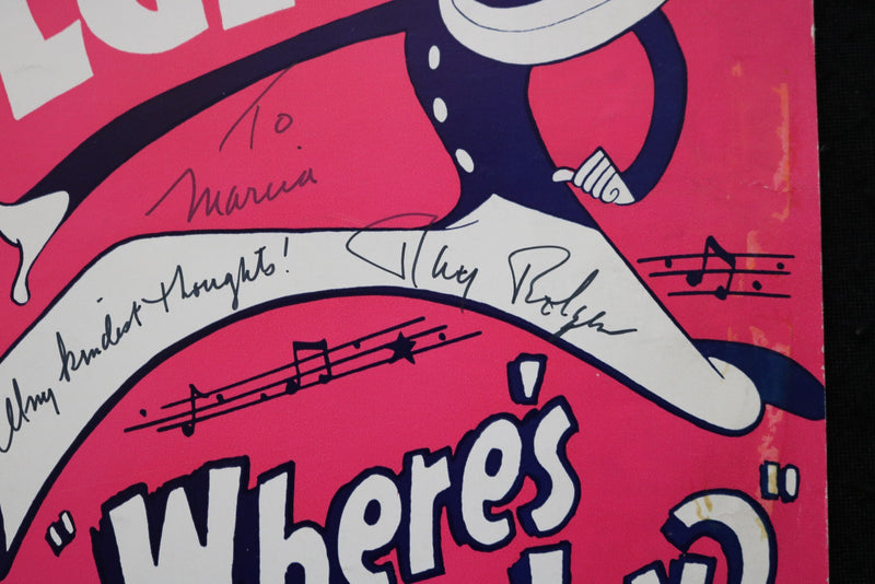 1950'S WHERE'S CHARLEY? PROGRAM - RAY BOLGER INSCRIBED - K 2825