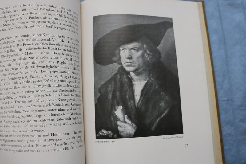 1921 ALBRECHT DURER HARDCOVER BOOK BY MAX J. FRIEDLANDER - GERMAN TEXT - KD 9491