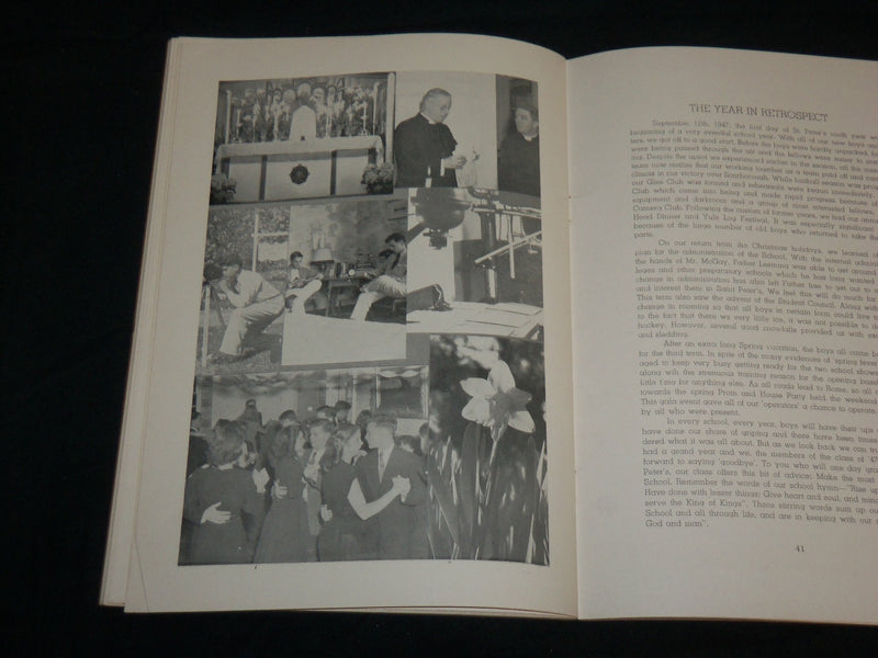 1947 THE MITRE ST. PETER'S SCHOOL YEARBOOK - PEEKSKILL NEW YORK - J 6654