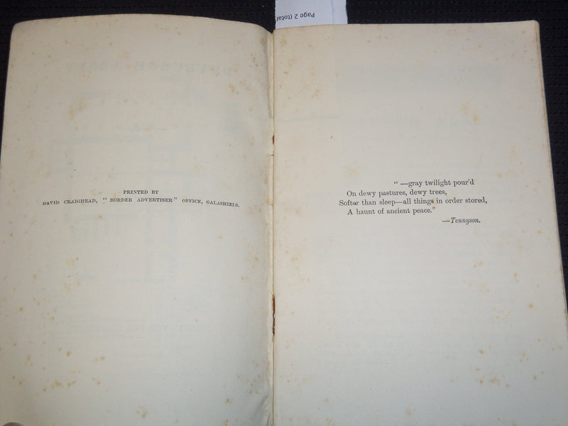 1892 DRYBURGH ABBEY ITS MONKS AND ITS LORDS BOOK - 8TH EDITION - J 9519