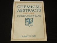 1954 JANUARY 10 CHEMICAL ABSTRACTS MAGAZINE - VOLUME 48 NUMBER 1 - K 2664