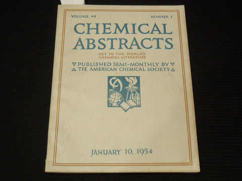 1954 JANUARY 10 CHEMICAL ABSTRACTS MAGAZINE - VOLUME 48 NUMBER 1 - K 2664