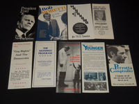 1970'S-1980'S ASSORTED POLITICAL CAMPAIGN LITERATURE LOT OF 64 - O 2597C