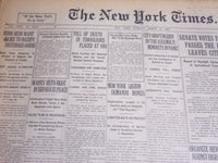 1920 MARCH 30 NEW YORK TIMES - TOLL OF DEATH IN TORNADOES AT 165 - NT 6744