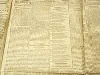 1877 JANUARY 18 NEW YORK OBSERVER NEWSPAPER - A THROUGH TRAIN - NP 8979