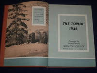1946 TOWER WHEATON COLLEGE YEARBOOK - ILLINOIS - GREAT PHOTOS - YB 847